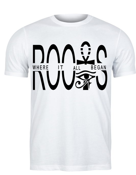 White ROOTS t-shirt